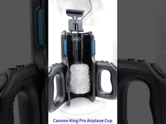 Erkek Otomatik Masturbasyon Makinesi Teleskopik İtme Uçak Kupası